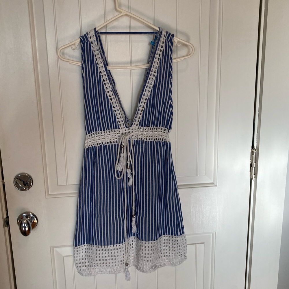 Blue Island beach coverup